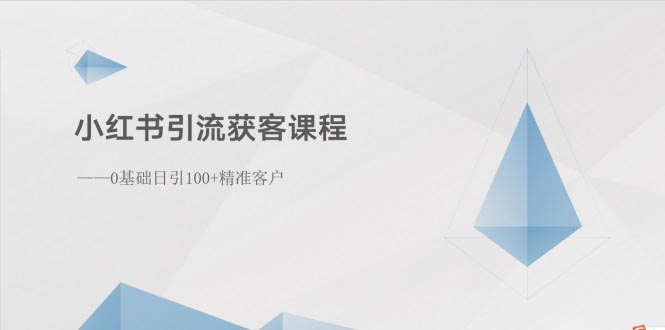 （10698期）小红书引流获客课程：0基础日引100+精准客户-南丰网创