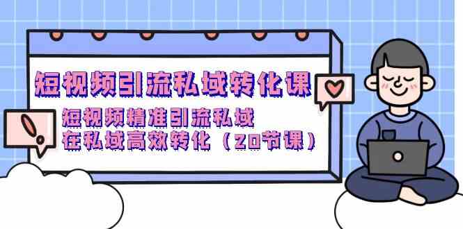 短视频引流私域转化课，短视频精准引流私域，在私域高效转化（20节课）-南丰网创