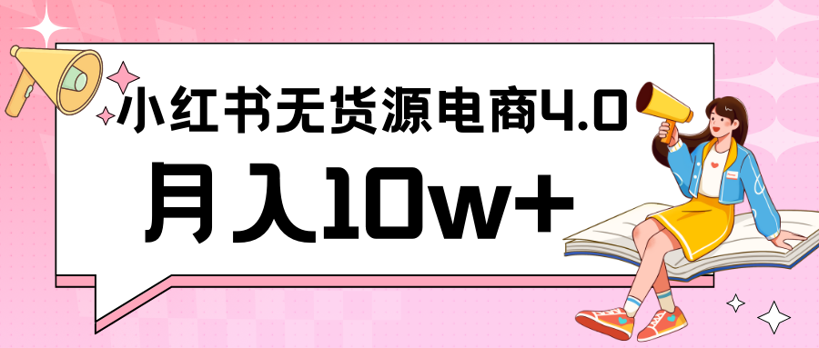 小红书新电商实战 无货源实操从0到1月入10w+ 联合抖音放大收益-南丰网创