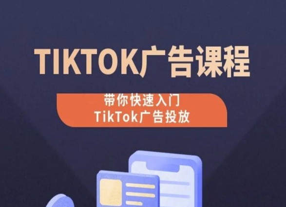 TikTok广告投放课程，从0-1实操课，带你快速入门TikTok广告投放-南丰网创