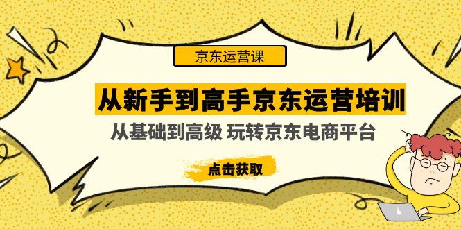 从新手到高手京东运营培训：从基础到高级 玩转京东电商平台(无中创水印) -南丰网创